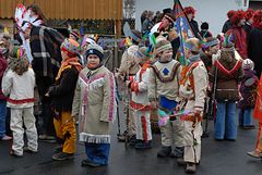 Umzug beim Pferdemarkt in Dörzbach