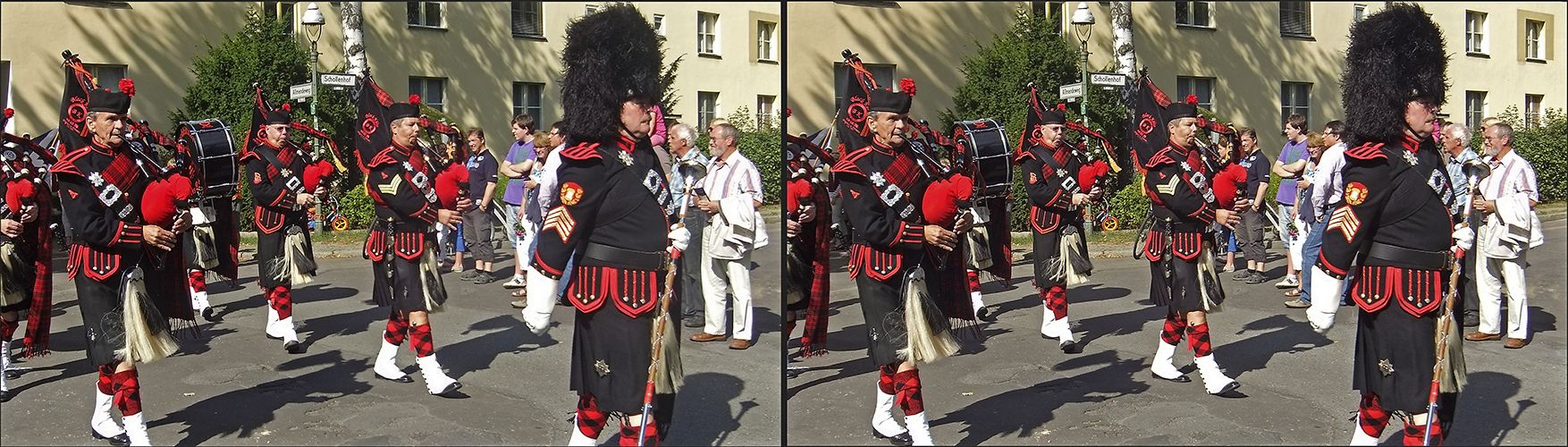 Umzug mit Dudelsack X-B (3D)