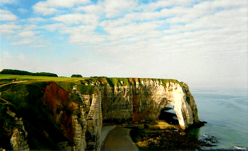 Un altro arco naturale a Etretat, in Normandia
