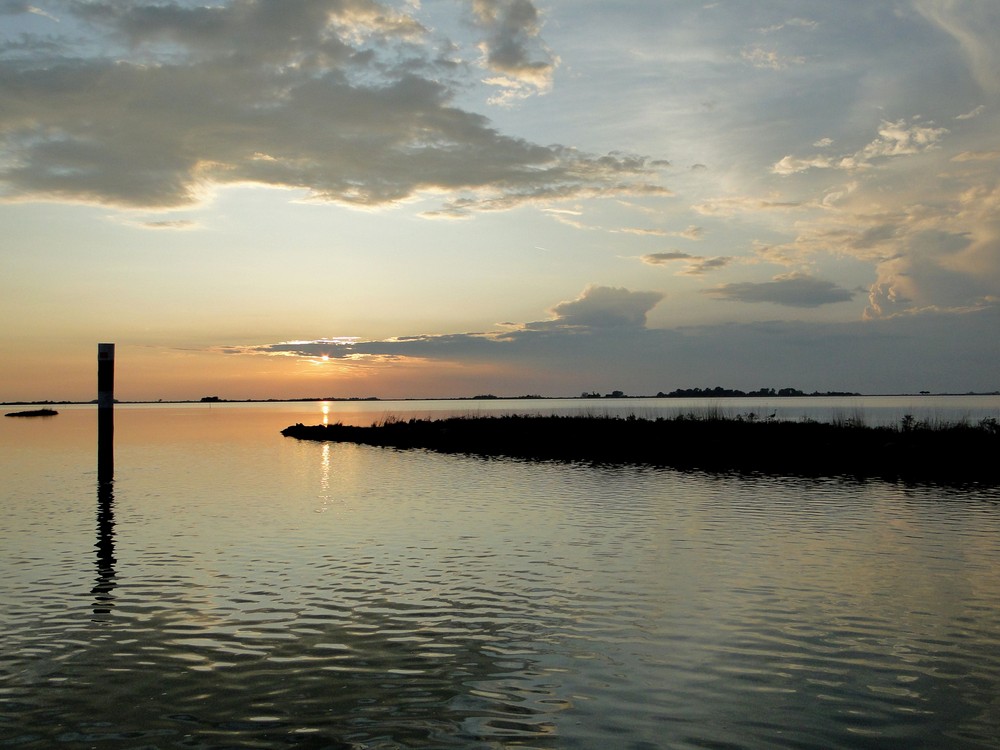 un altro tramonto in laguna.....