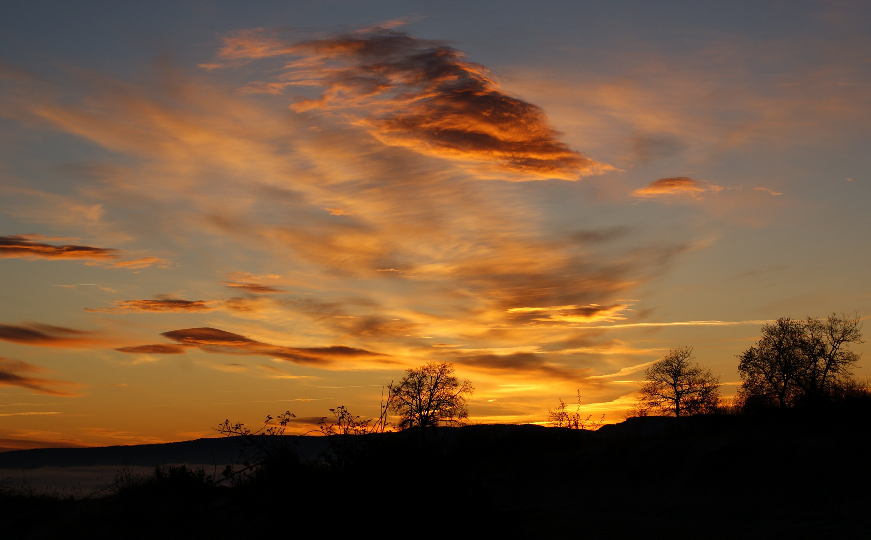 Un amanecer.