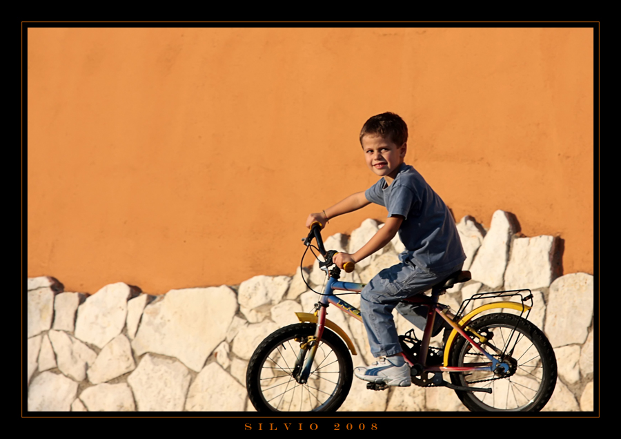 Un amico in bici