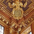 Un angle du plafond à caissons de la Salle Dorée à l’Hôtel de ville de Augsbourg 