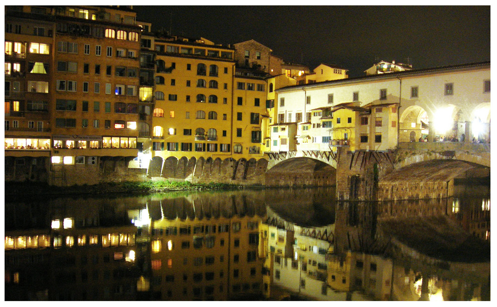 un angolo del ponte vecchio