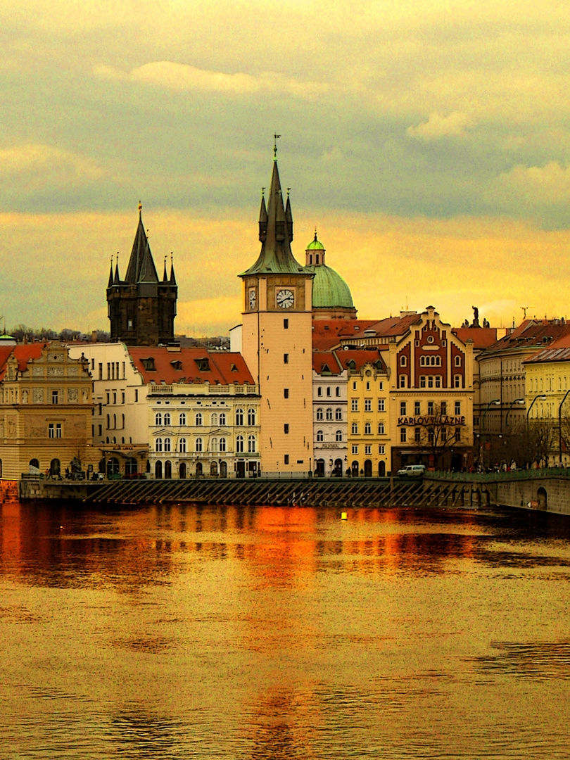 Un artardecer en Praga