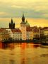 Un artardecer en Praga de Snows Snowis 