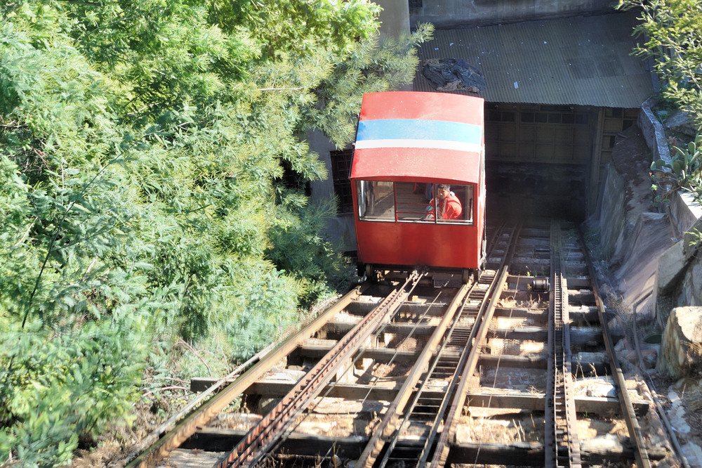 Un ascensor de Valparaíso