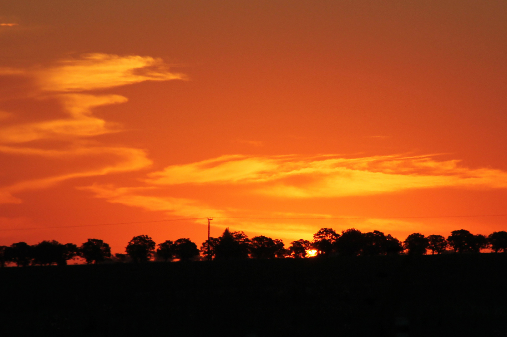 Un atardecer