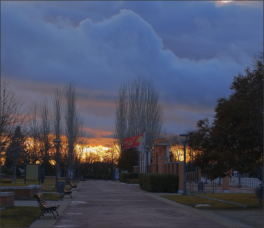 Un atardecer de invierno