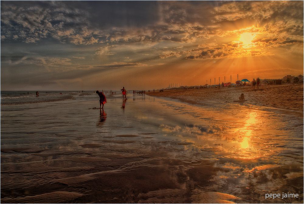 Un atardecer de julio...para Abril