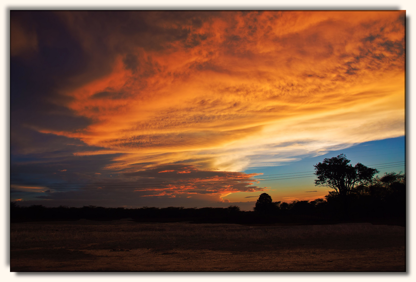 Un atardecer violento de melancolia..!!