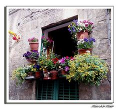 Un balcon en Siena