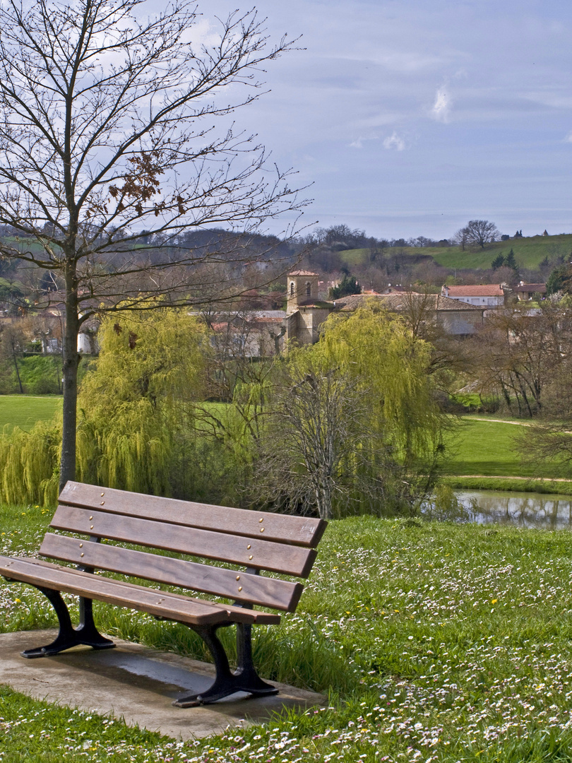 Un banc qui vous attend