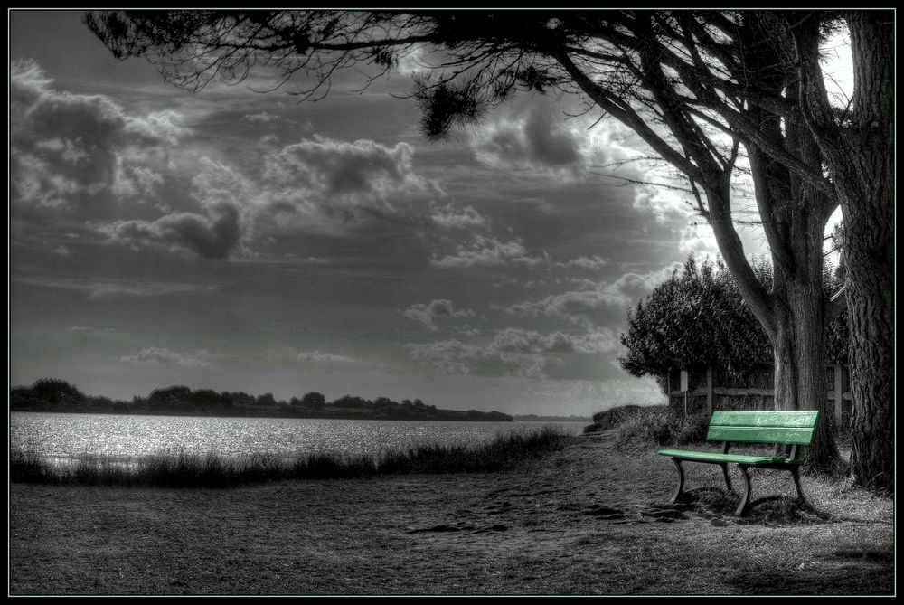 Un banc s'est mis au vert...