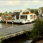 Un bateau familial en bord de Moselle