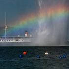 Un bel après-midi d'automne dans la rade de Genève.