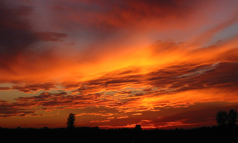 un bellissimo tramonto..