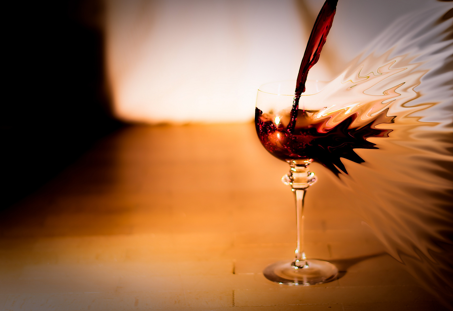 Un Bicchiere De Vino Rosso?