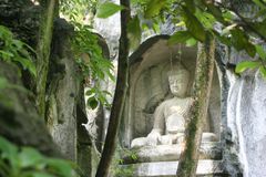 un Bouddha dans la nature