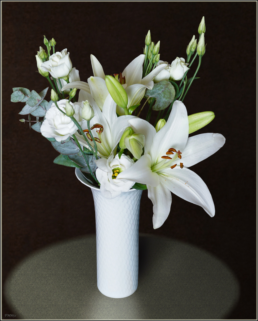 Un bouquet blanc