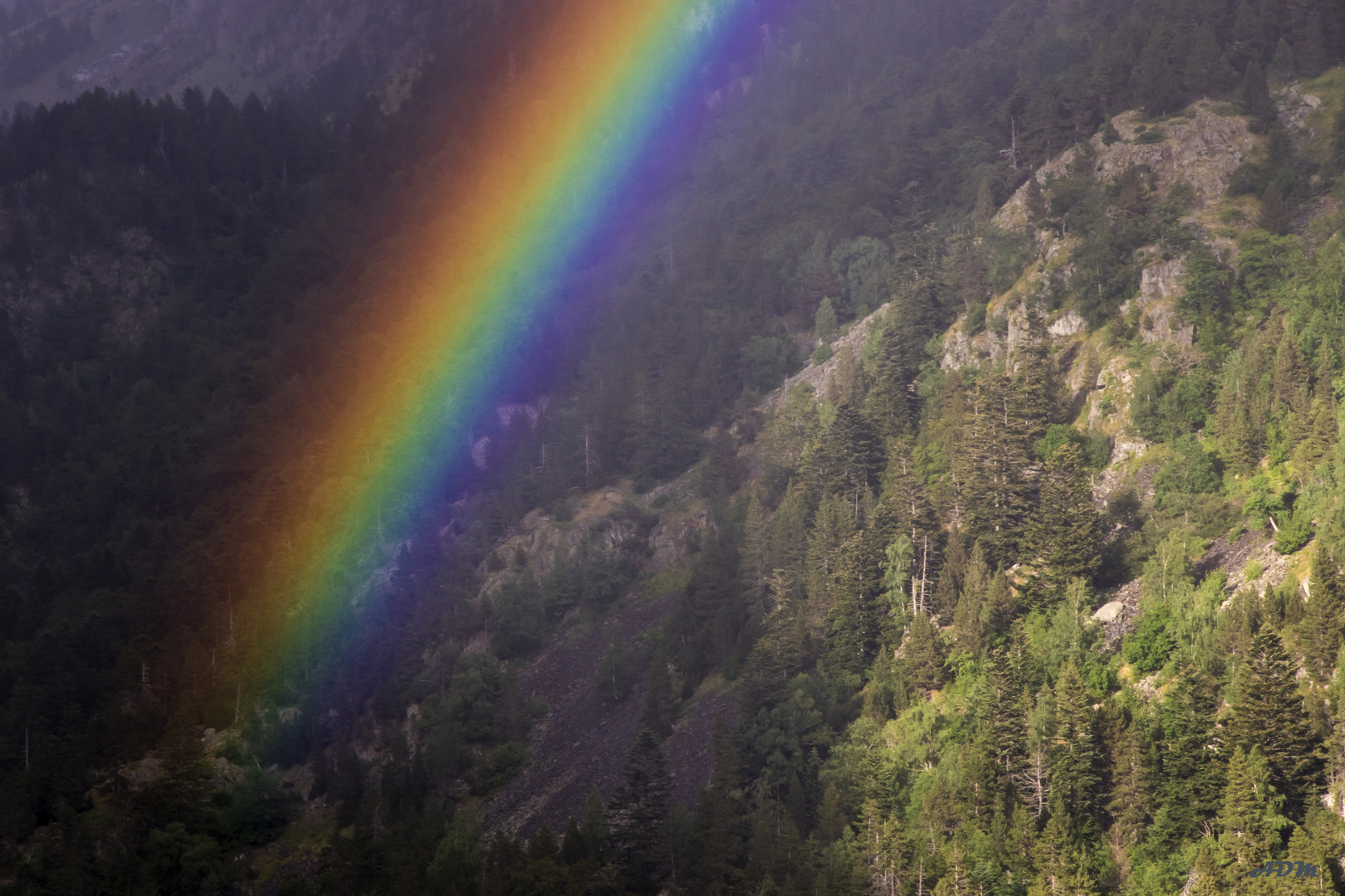 Un brochazo de arco iris