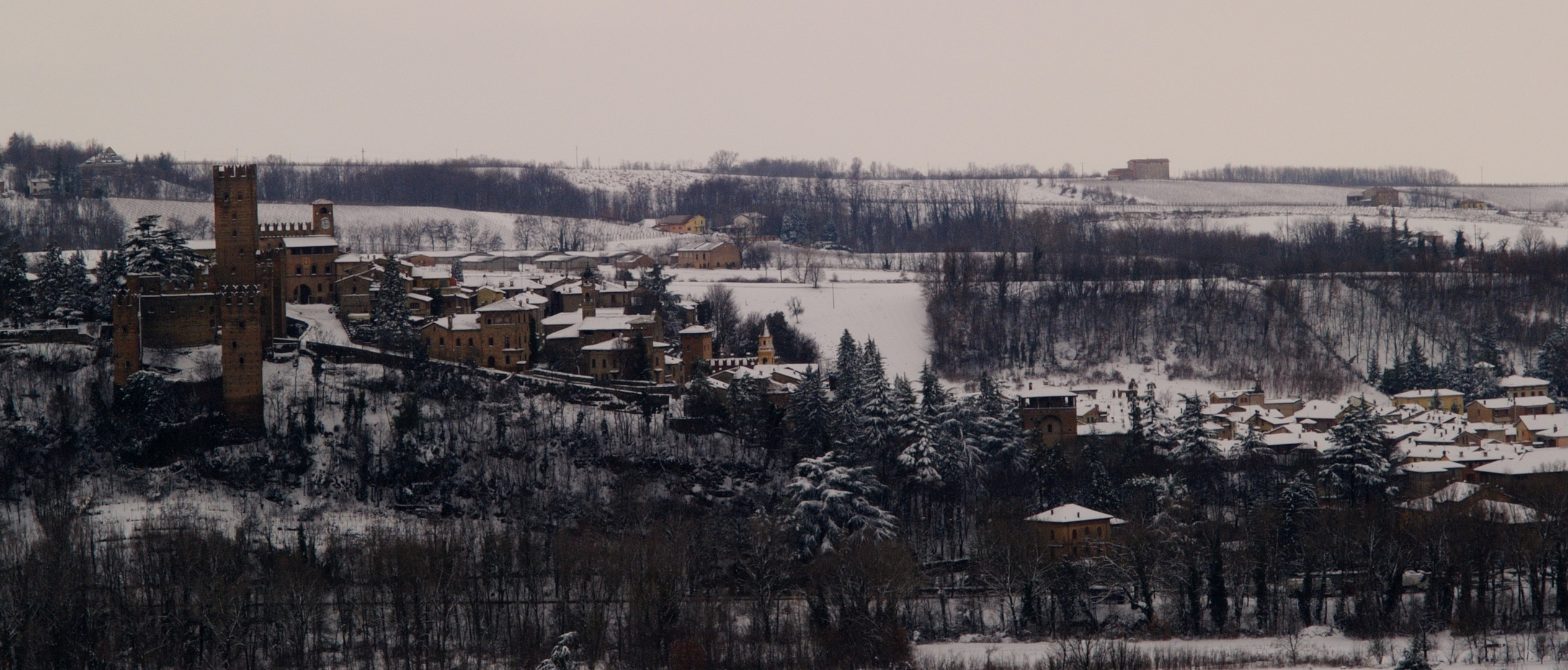 Un castello imbiancato !