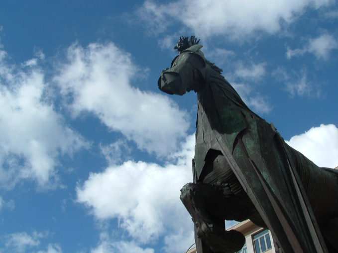 Un cavallo di bronzo