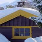 un chalet perdu au nord de la norvège