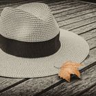 Un chapeau en automne.