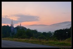 Un chateau dans la brume