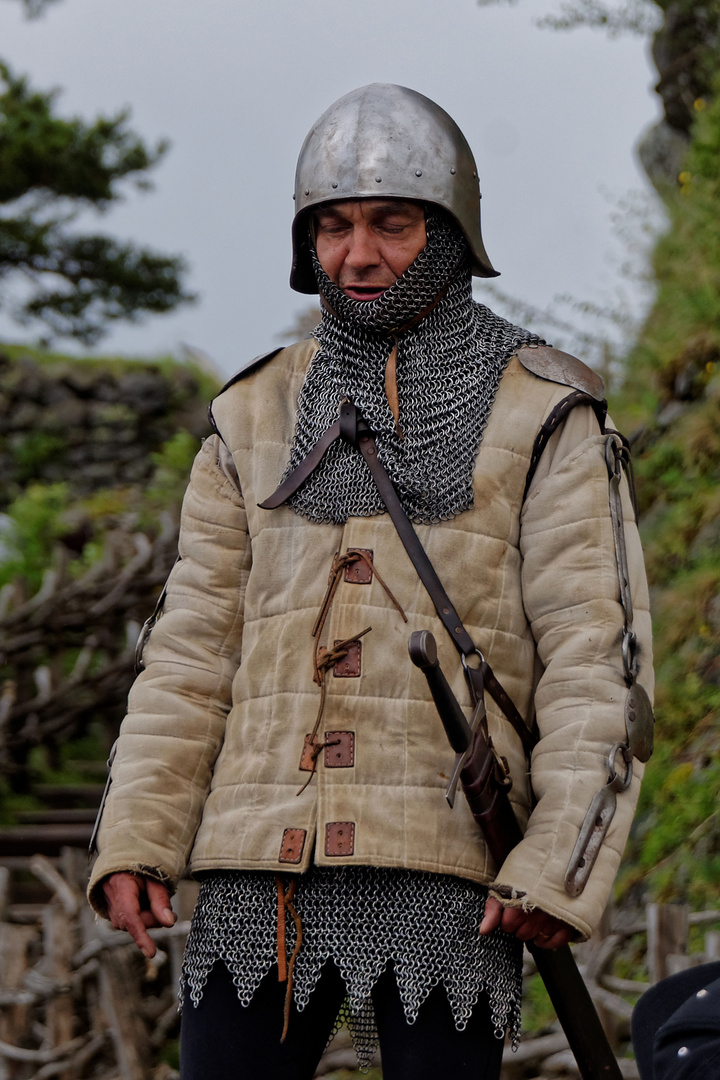 Un chevalier au chateau de Murol