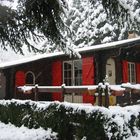 Un châlet breton sous la neige...