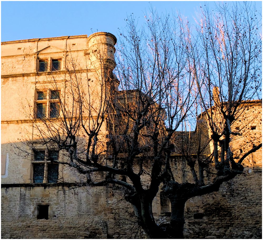 Un château en hiver