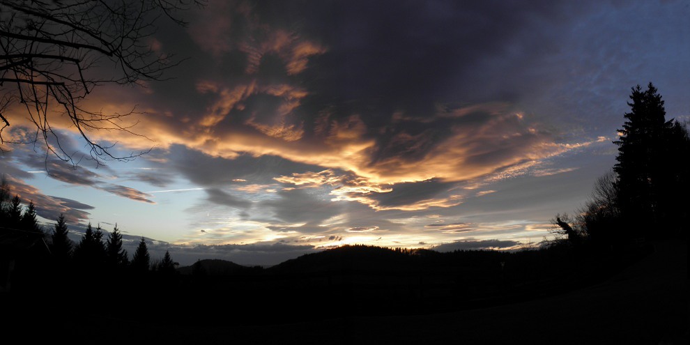 Un ciel dément........