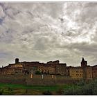 un cielo minaccioso su anghiari....