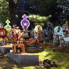 un cimetière de village