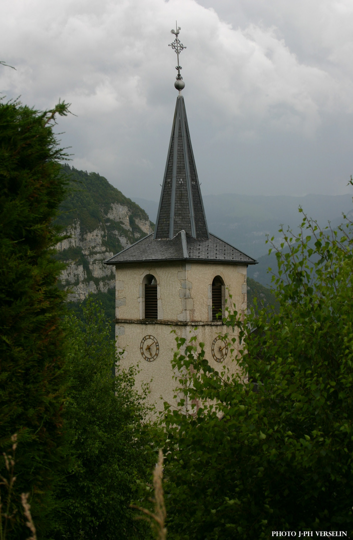 Un clocher en Chartreuse, Savoie