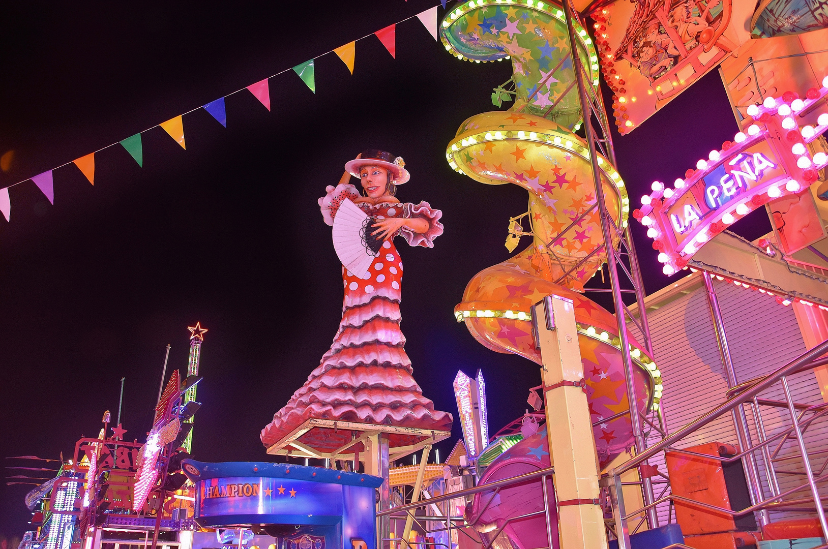 Un coin de fête foraine.......