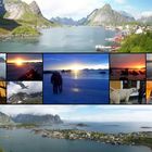 Un collage delle foto più belle del Finmark e Isole Lofoten