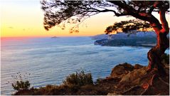 Un couchant sur les calanques