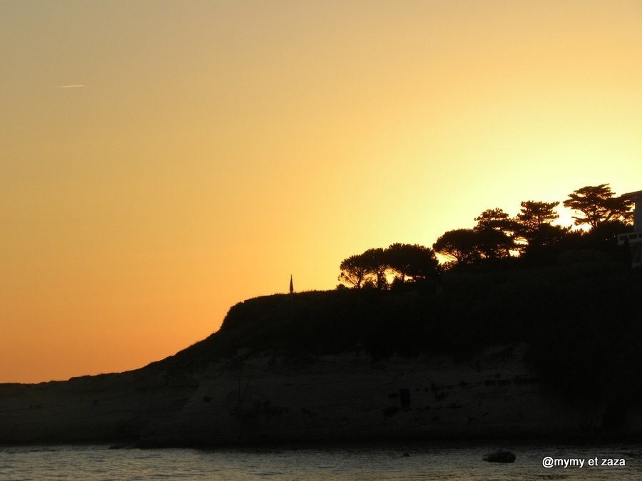 Un couche de soleil en Charente maritime