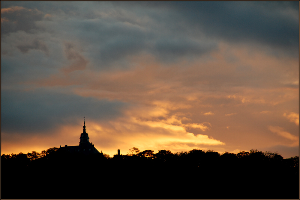 Un coucher de soleil.