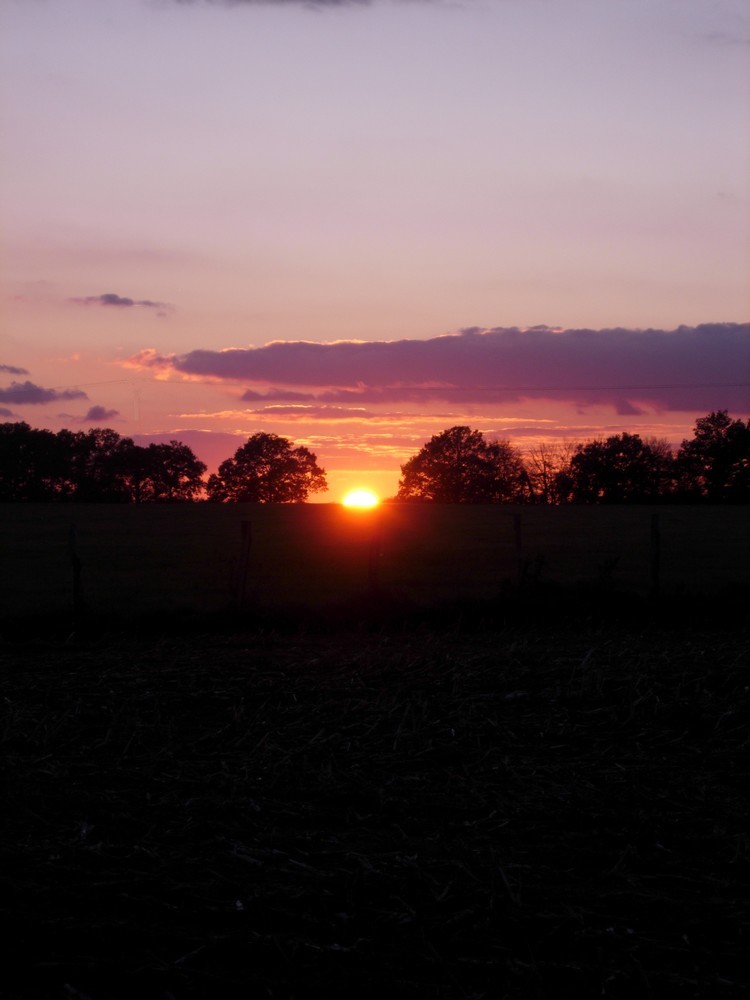 Un coucher de soleil