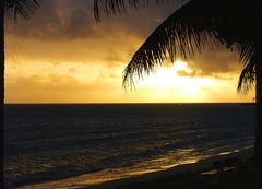 Un coucher de soleil en toute simplicité  - Nouméa, Anse Vata -  Ein einfacher Sonnenuntergang 