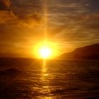 Un coucher de soleil from tahiti