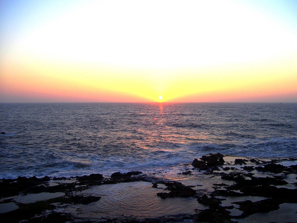 Un Coucher de Soleil sur la Mer