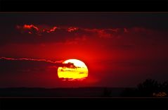 Un coucher du soleil en Saxe