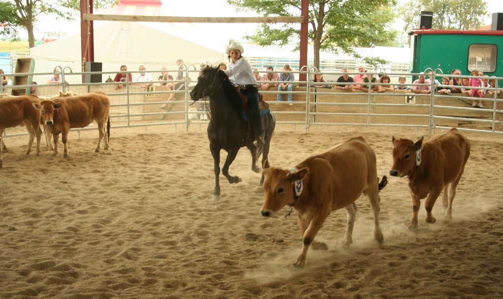 un cow boy .... sauf que là c'est une fille