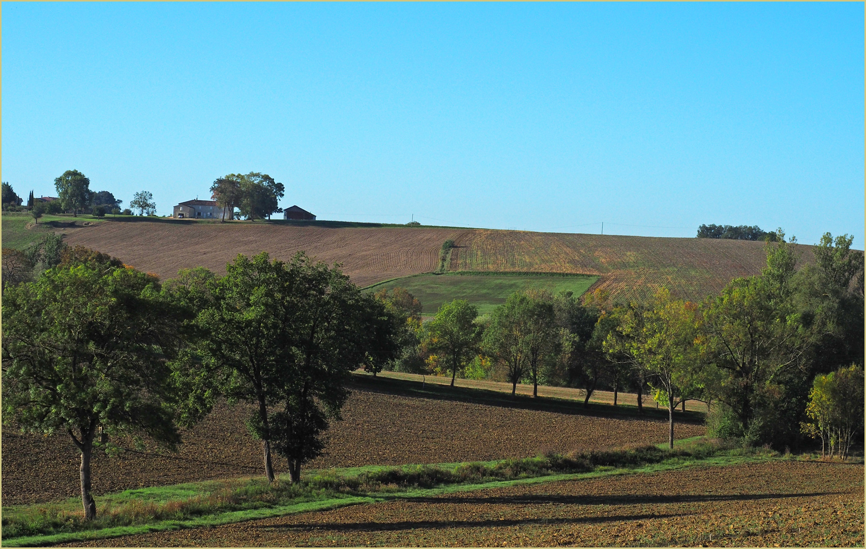 Un de mes paysages préférés début octobre.