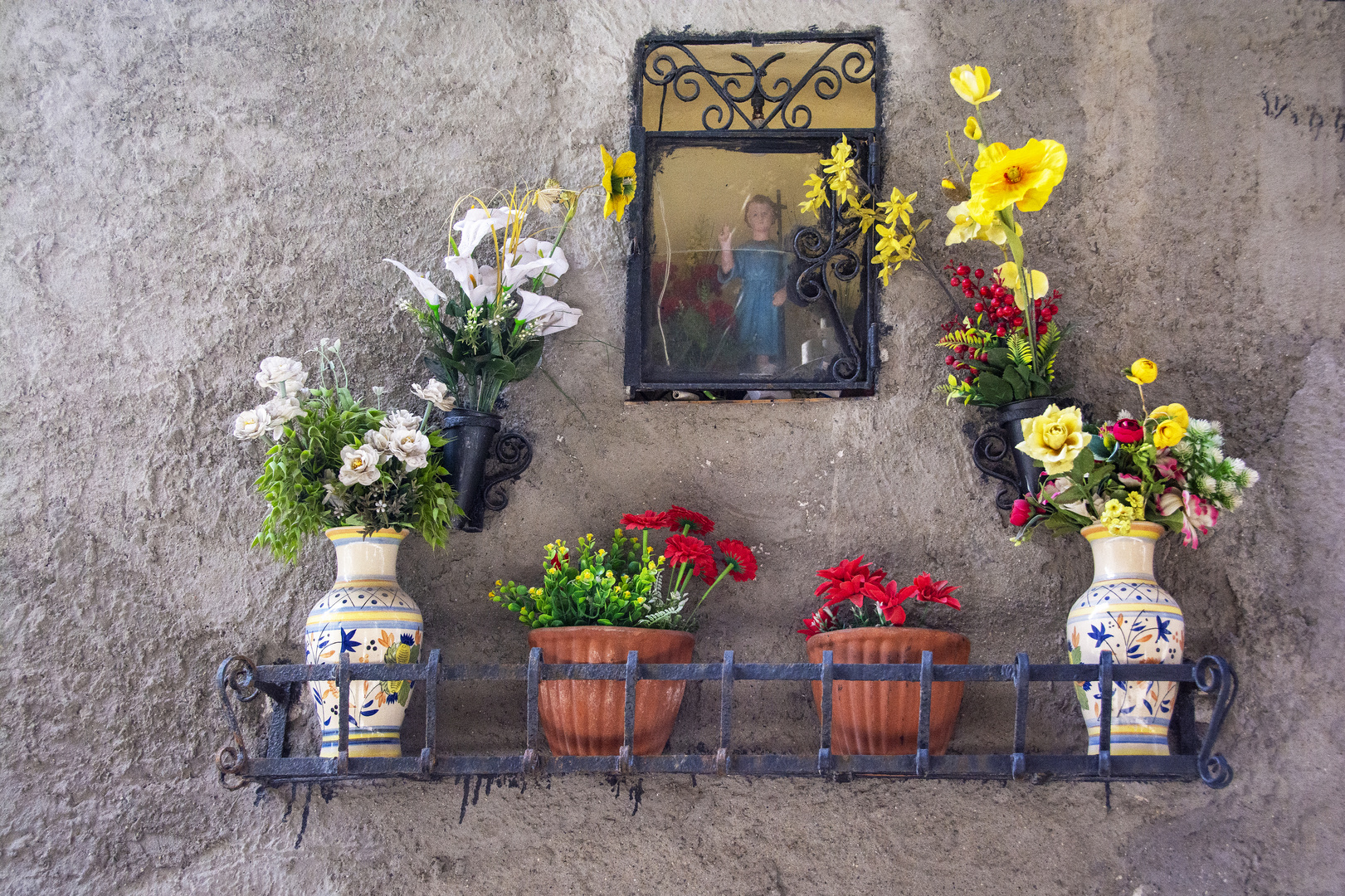 Un décor fleuri de Cefalu